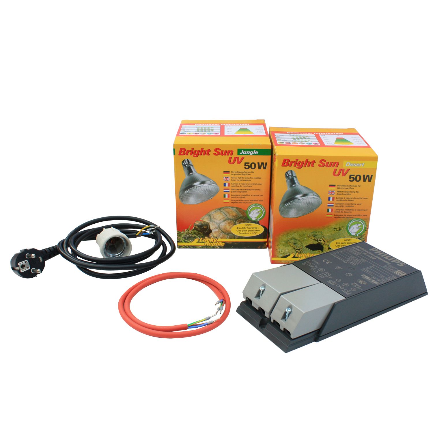 uv l 50 watt lucky reptile bright sun uv komplett set jungle desert 50 uv l 50 watt lucky reptile bright sun uv komplett set jungle desert 50