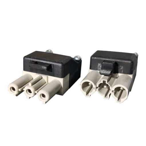 Wieland Stecker Steckverbindung + Buchse Paar GST 1813 SS1 SB1 mit Zugentlastung – Bild 3