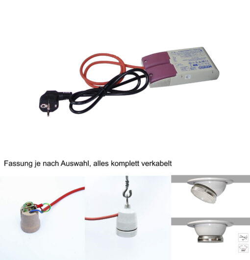Osram PTi EVG 35 | 70 Watt Vorschaltgerät + Fassung Bright Sun Raptor HCI HQI – Bild 9