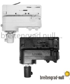 2x Global XTS 68 3-Phasen Strom Schienen Multi Adapter | Erco SLV HQI HCI weiß