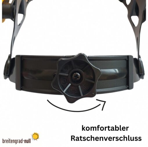 Viwanda Gesichts- und Gehörschutzkombination (großes 40x20cm klares Visier) – Bild 4