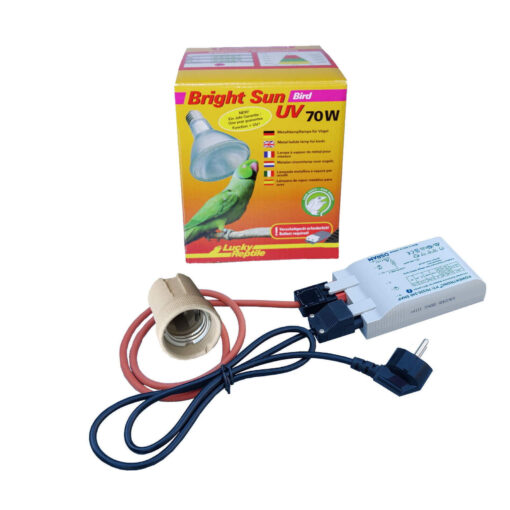 Lucky Reptile Bright Sun UV Bird Komplett Set 70 Watt EVG Osram PTi Ziervögel
