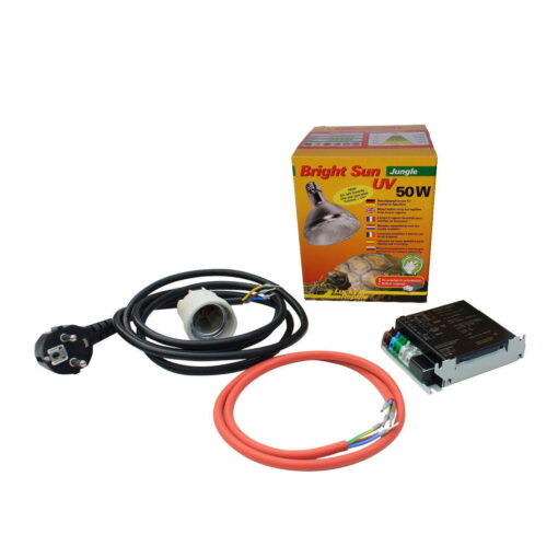 Lucky Reptile Bright Sun UV Komplett Set Jungle Desert 50 Watt + EVG umschaltbar – Bild 3
